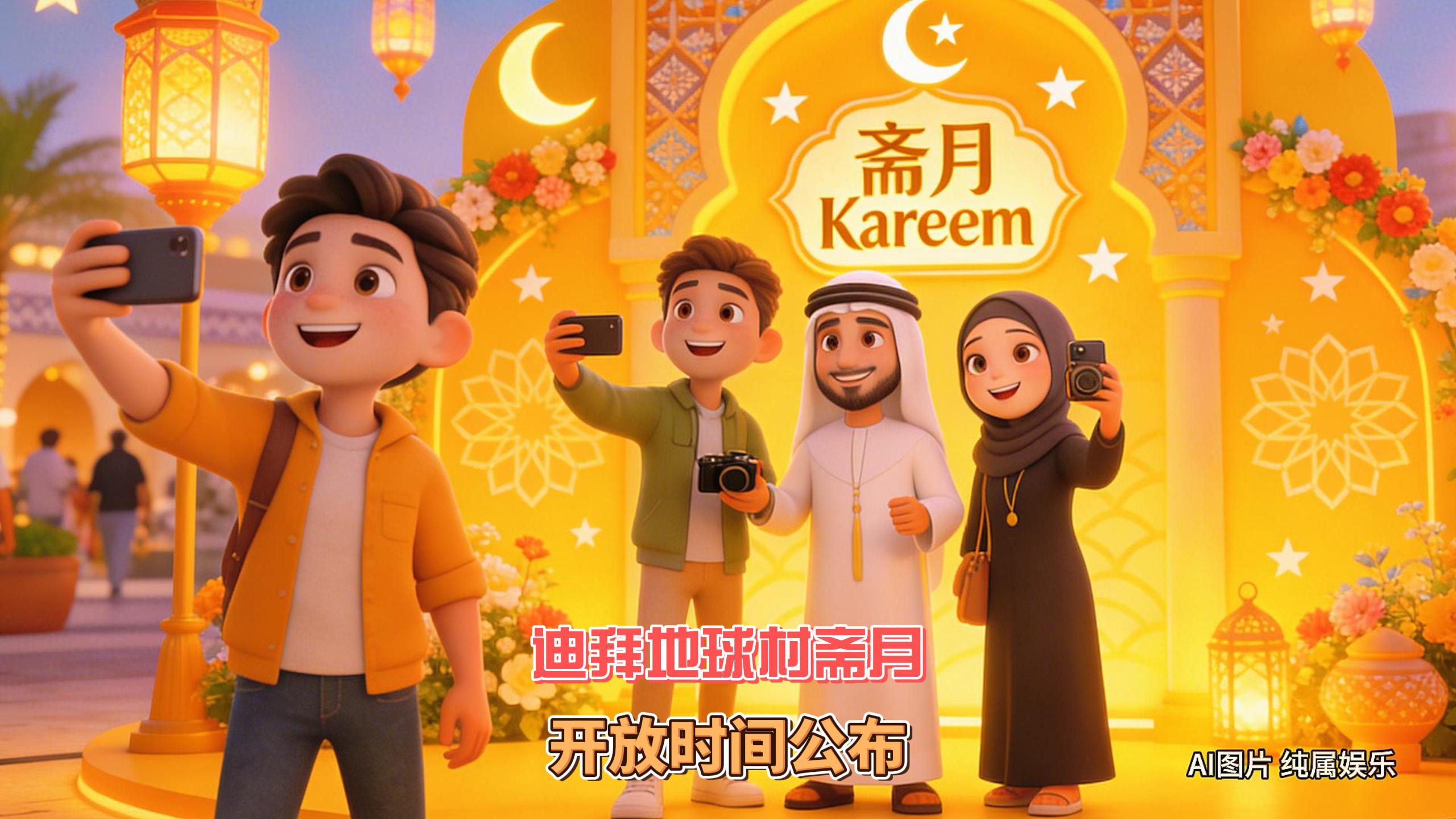 2月10日迪拜趣闻：迪拜地球村斋月开放时间公布