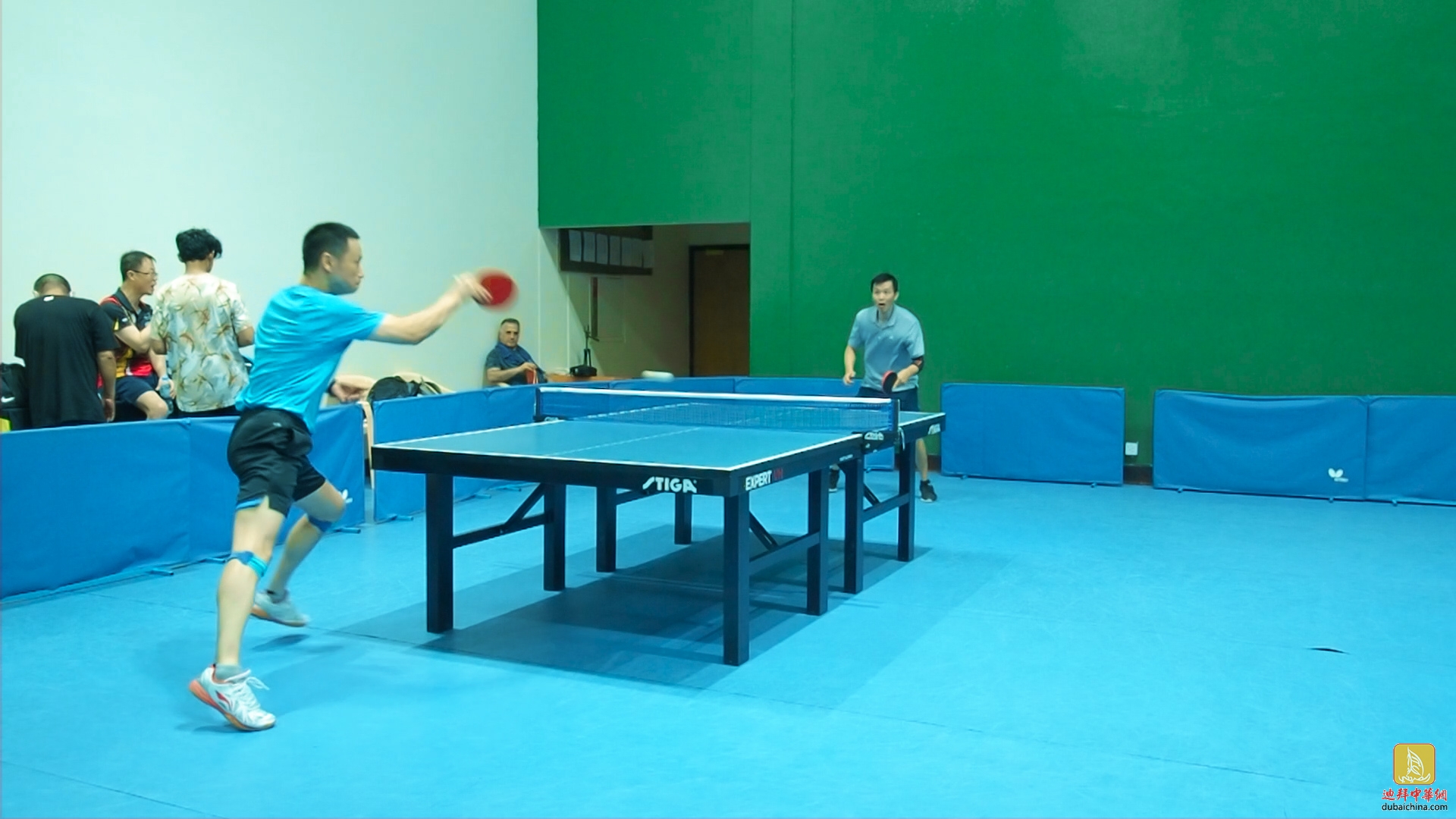 【中看迪拜】迪拜Wasl乒乓俱乐部实战，直拍横打是主要得分手段（下）