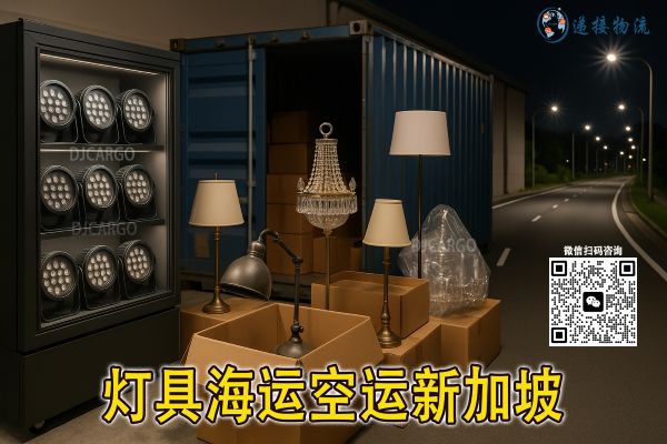 吊灯及各类灯具海运到新加坡｜双清到门全流程解析