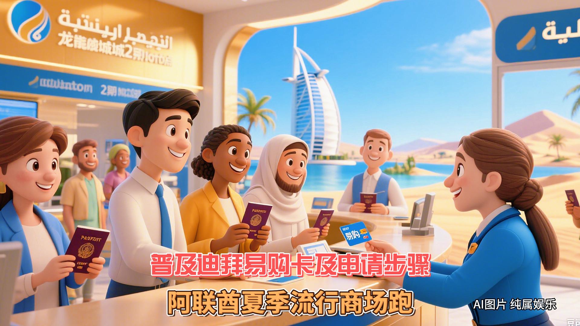 8月28日迪拜趣闻：普及迪拜易购卡及申请步骤阿联酋夏季...