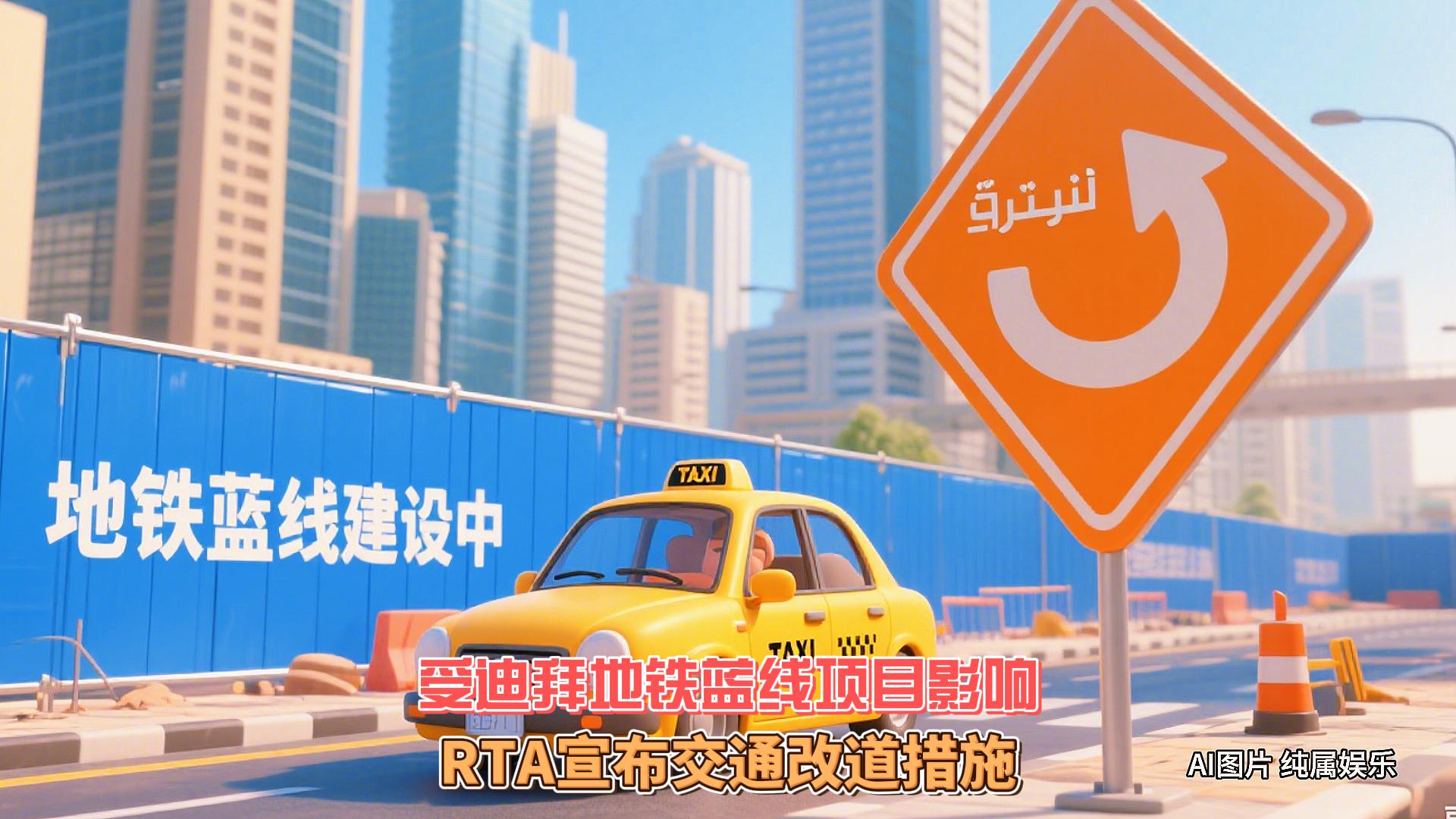 9月6日迪拜趣闻：受迪拜蓝线地铁项目影响RTA宣布交通改道...