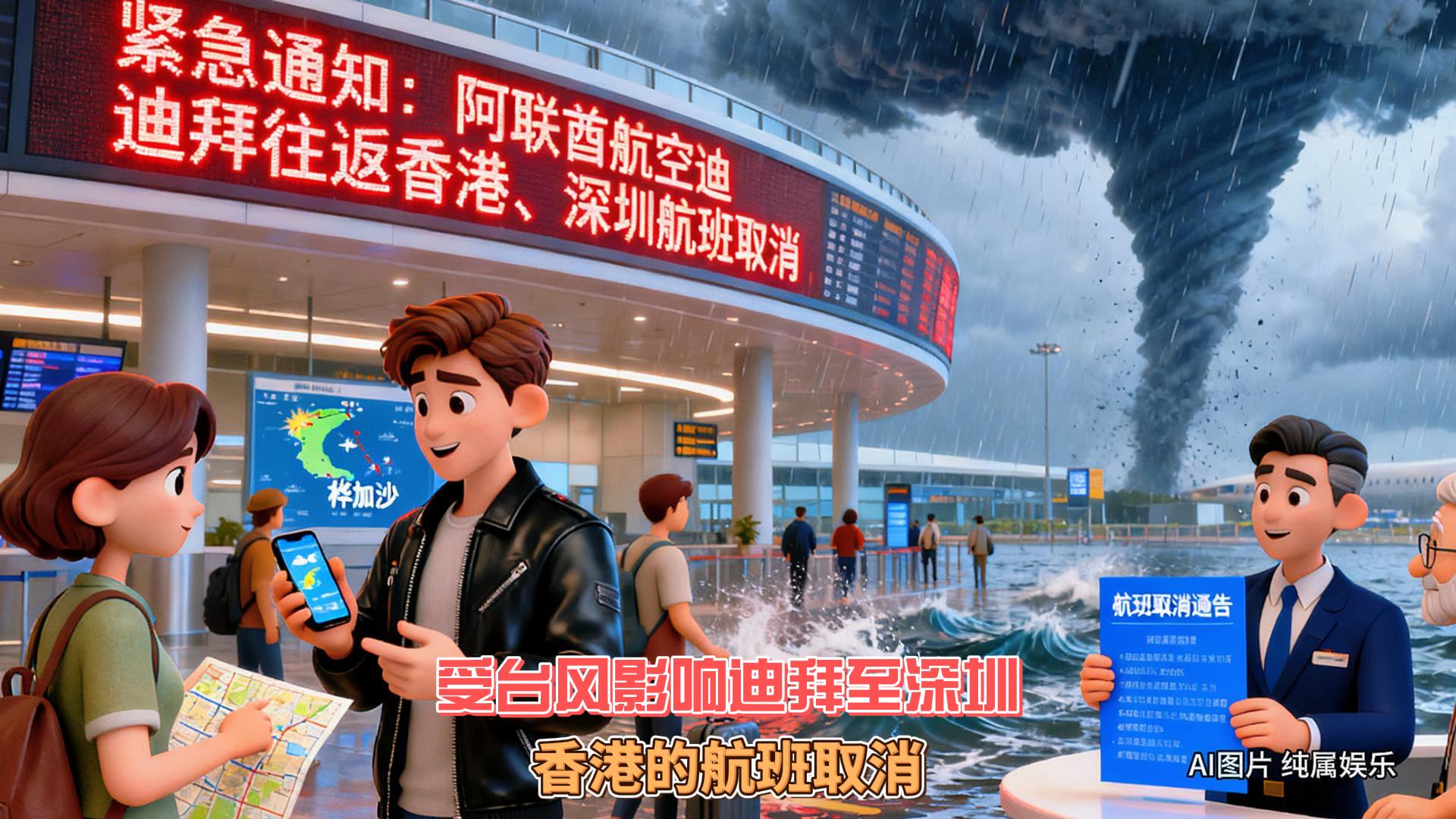 9月23日迪拜趣闻：受台风影响迪拜至深圳香港多个航班取消