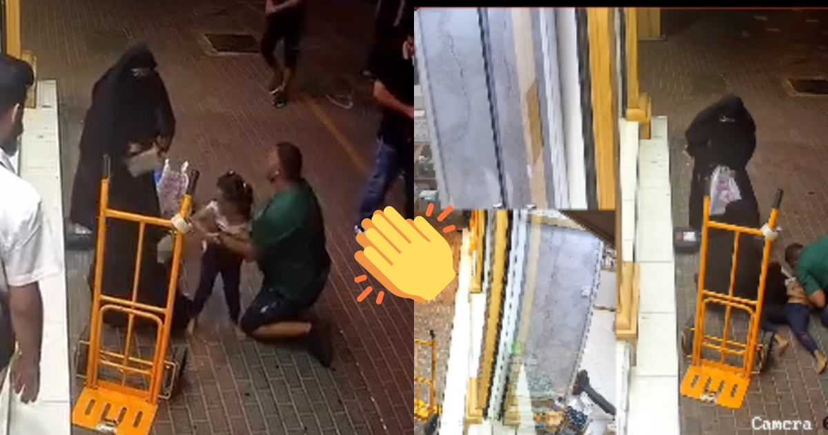 【视频】迪拜监控里的英雄时刻：一男子徒手心肺复苏挽...