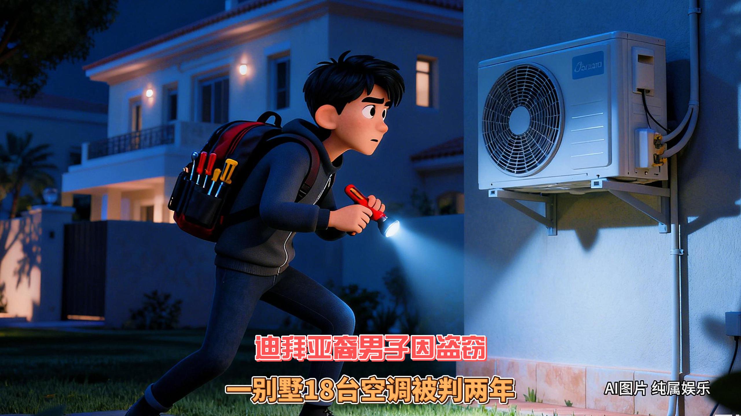 11月23日迪拜趣闻：迪拜亚裔男子因盗窃别墅18台空调被判2年