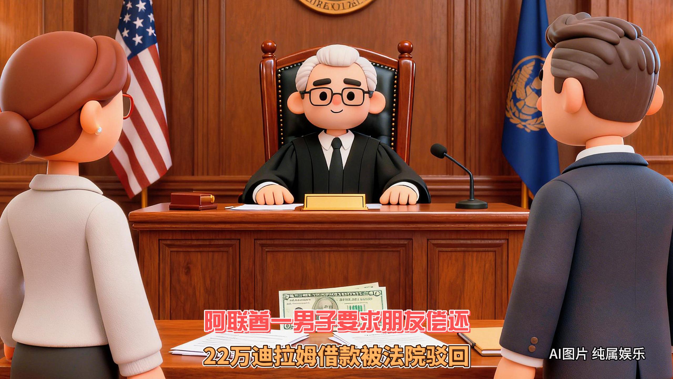 11月25日迪拜趣闻：阿联酋一男子求朋友偿还22万迪被法院...