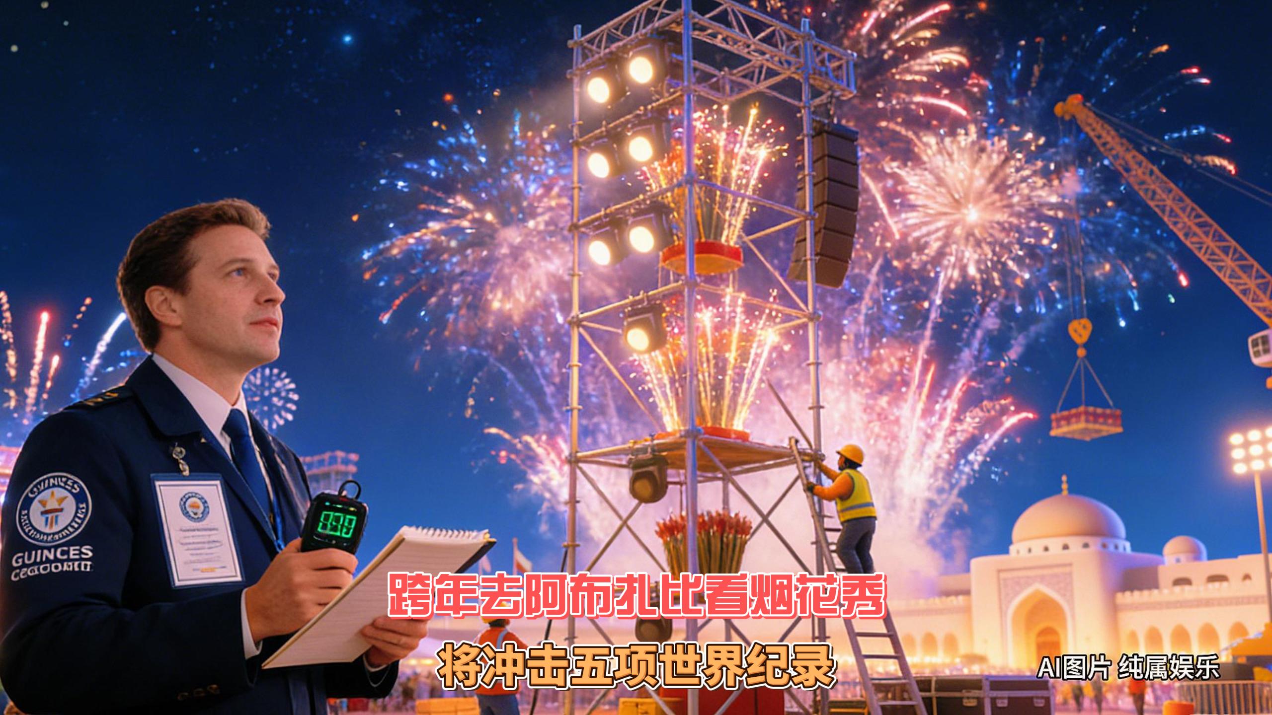 12月9日迪拜趣闻：跨年阿布扎比烟花秀将冲击五项世界纪录