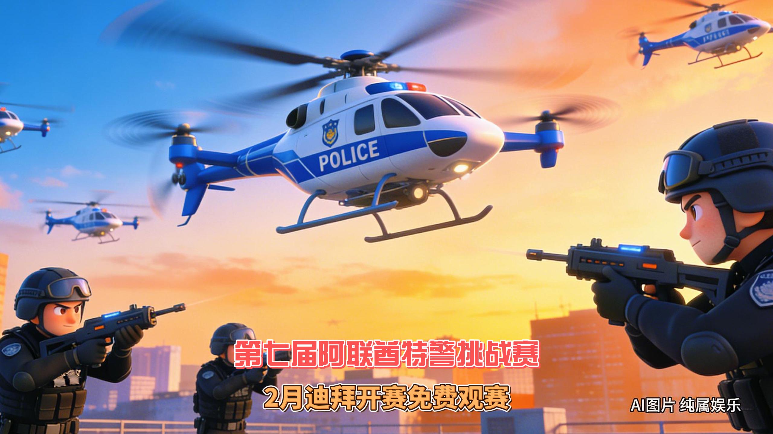 1月21日迪拜趣闻：第七届阿联酋特警挑战赛2月迪拜开赛免...