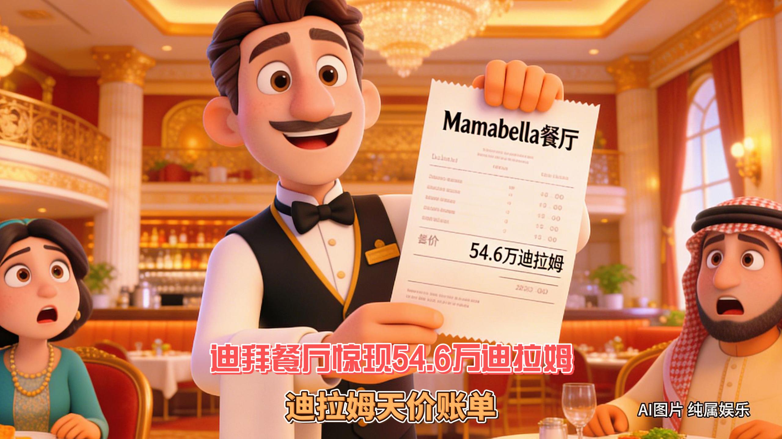 2月3日迪拜趣闻：迪拜餐厅惊现54.6万迪拉姆天价账单阿联...