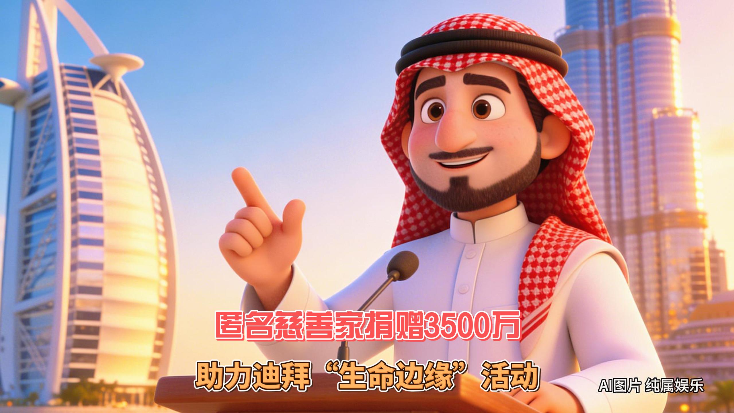 2月23日迪拜趣闻：匿名慈善家捐赠三千五百万迪拉姆助力...