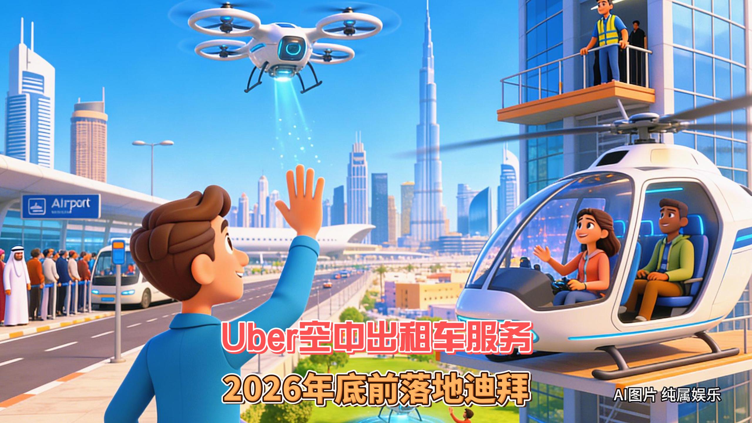 2月27日迪拜趣闻：Uber空中出租车服务2026年底前落地迪拜