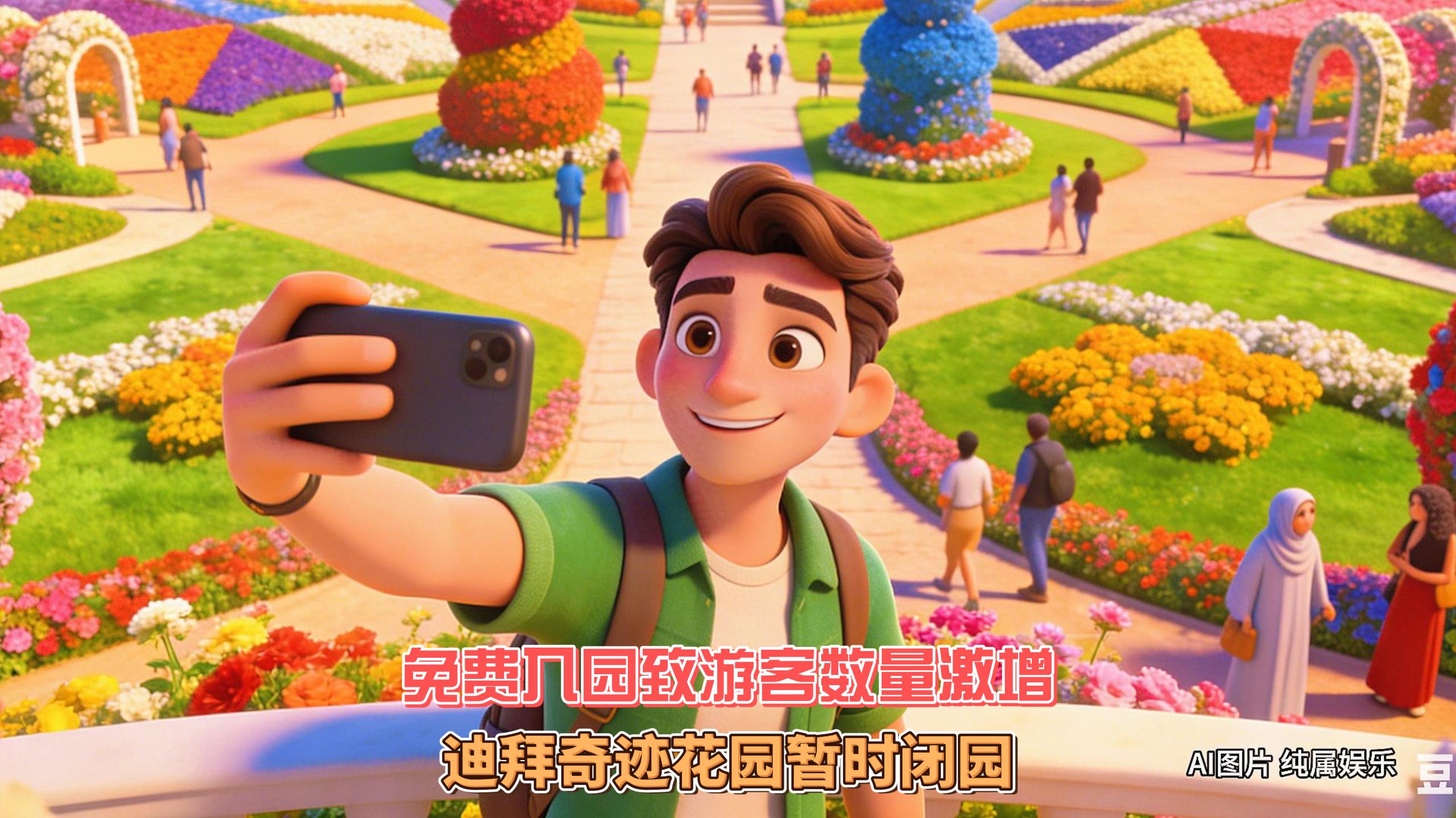 3月21日迪拜趣闻：迪拜奇迹花园免费入园致游客数量激增...