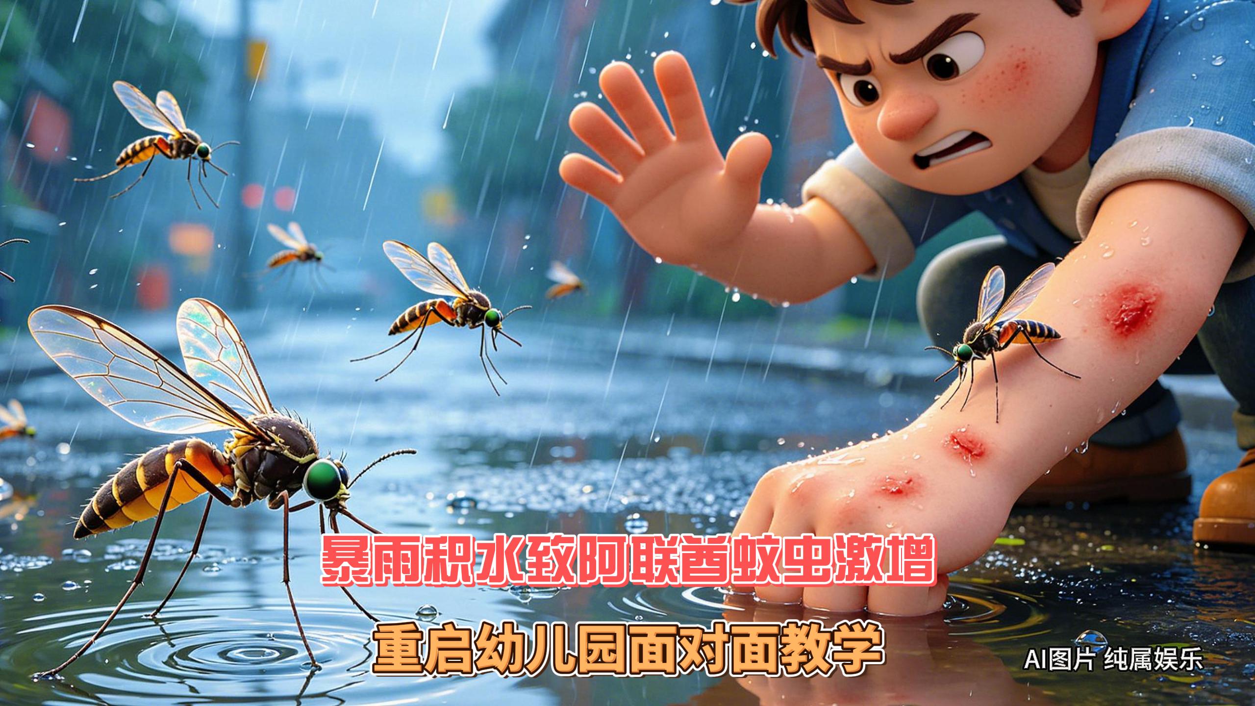 4月15日迪拜趣闻：暴雨积水致阿联酋蚊虫激增重启幼儿园...