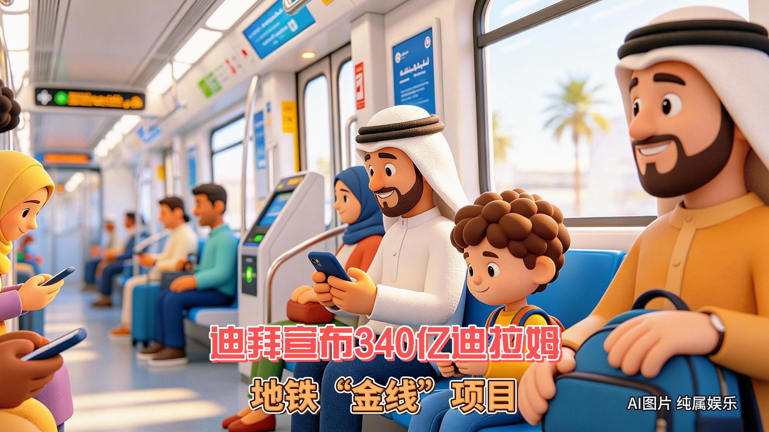 4月23日迪拜趣闻：迪拜宣布340亿迪拉姆地铁金线项目