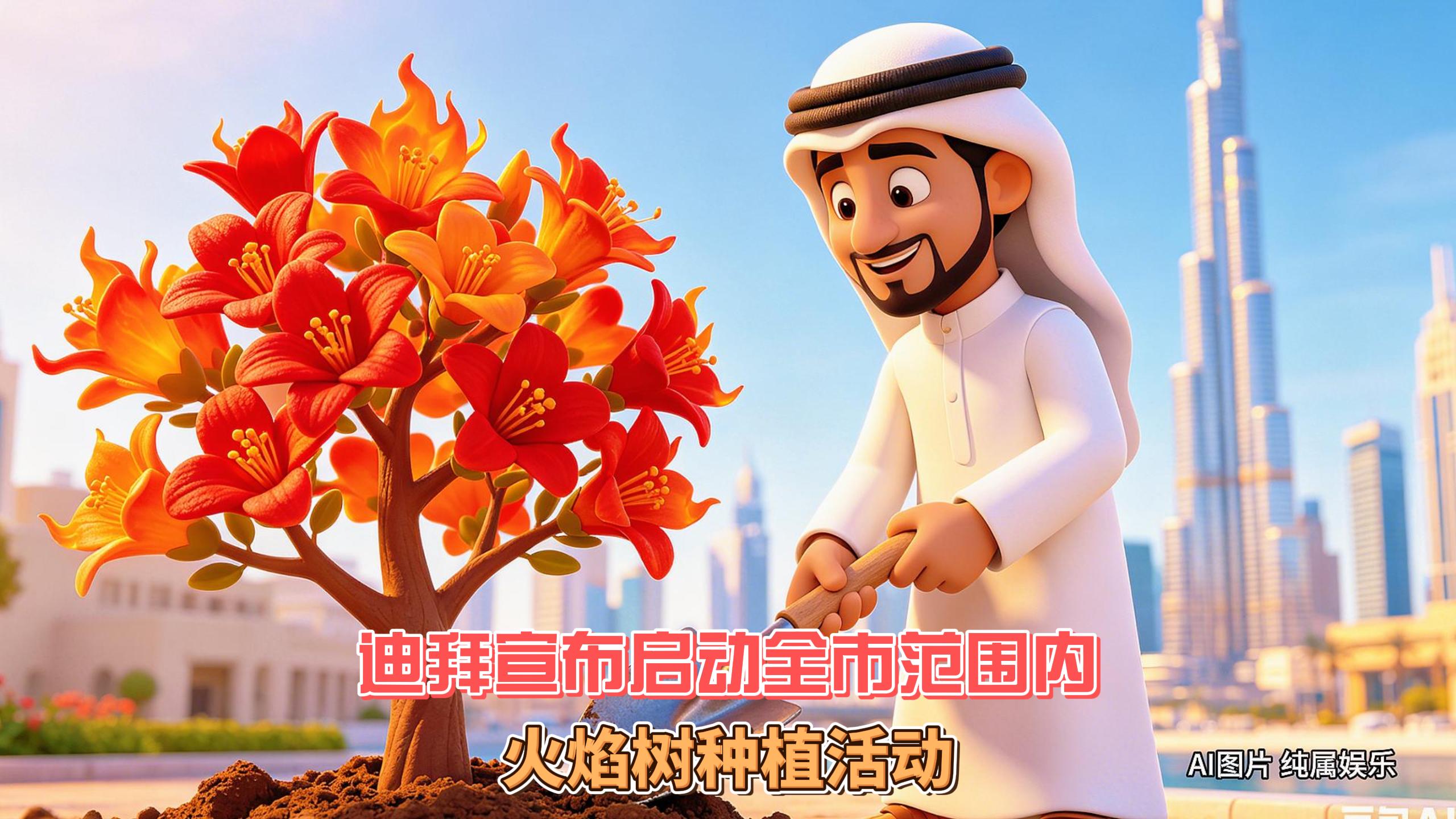 5月3日迪拜趣闻：迪拜宣布启动全市火焰树种植活动