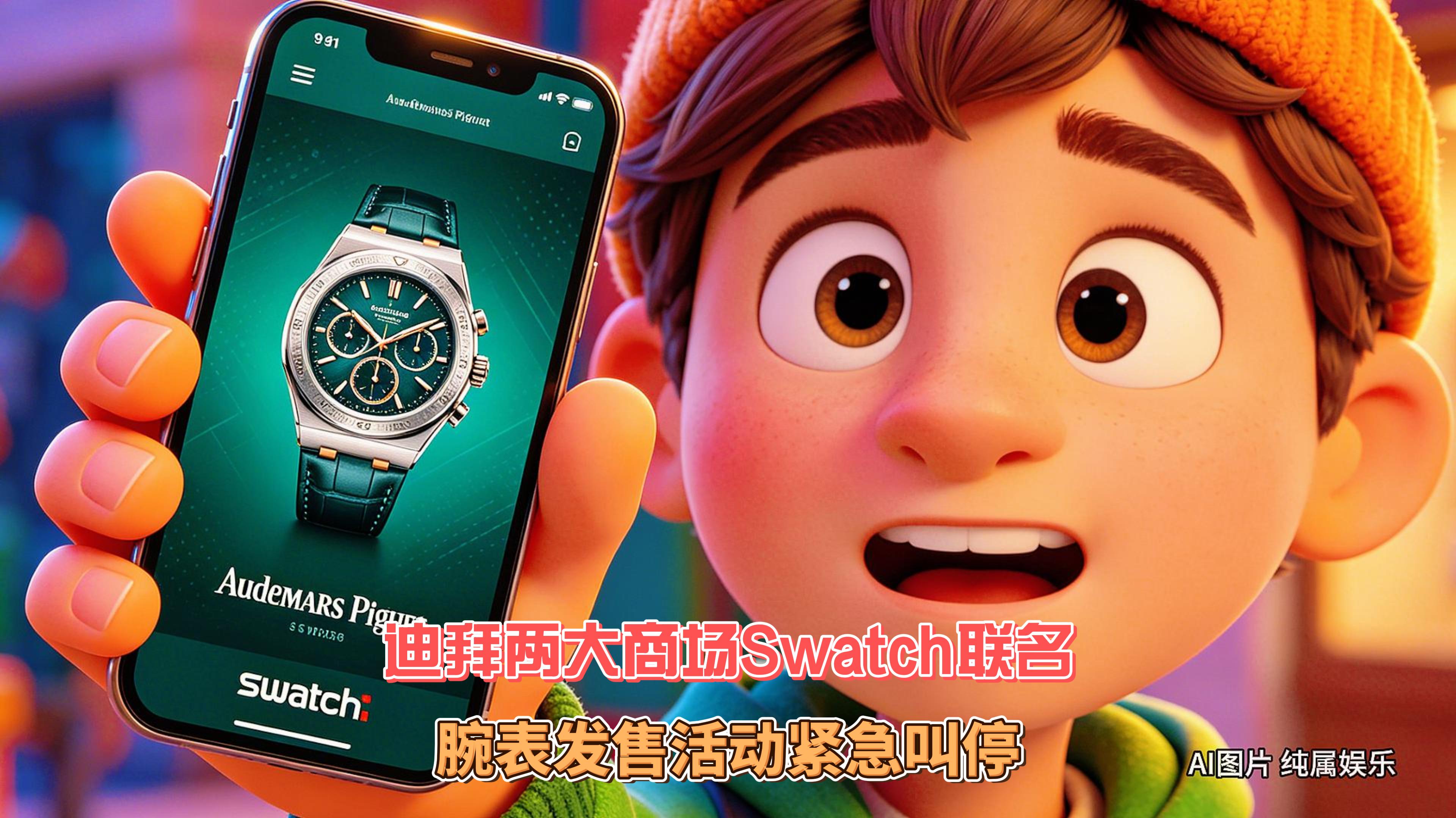 5月17日迪拜趣闻：太火爆迪拜商场Swatch腕表发售活动紧急...