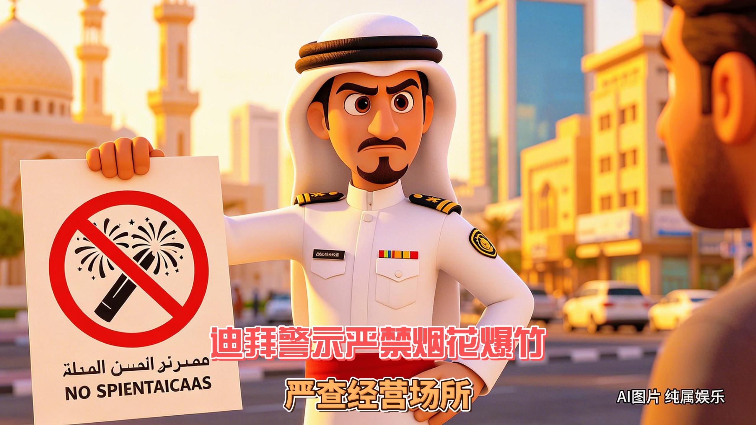 5月25日迪拜趣闻：迪拜严禁烟花爆竹严查经营场所