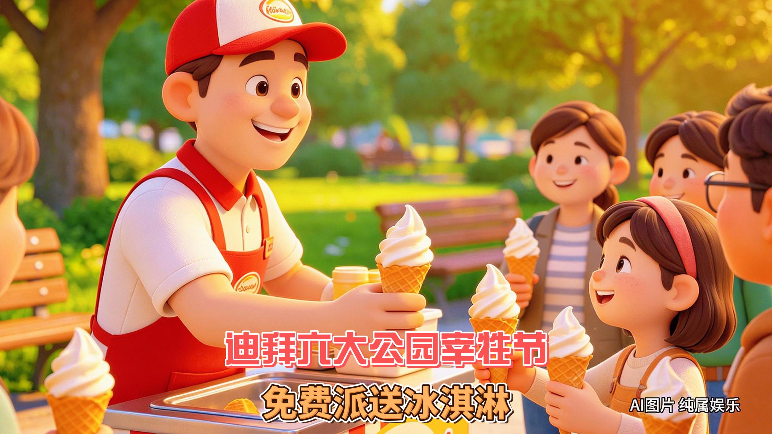 5月27日迪拜趣闻：迪拜六大公园宰牲节免费派送冰淇淋