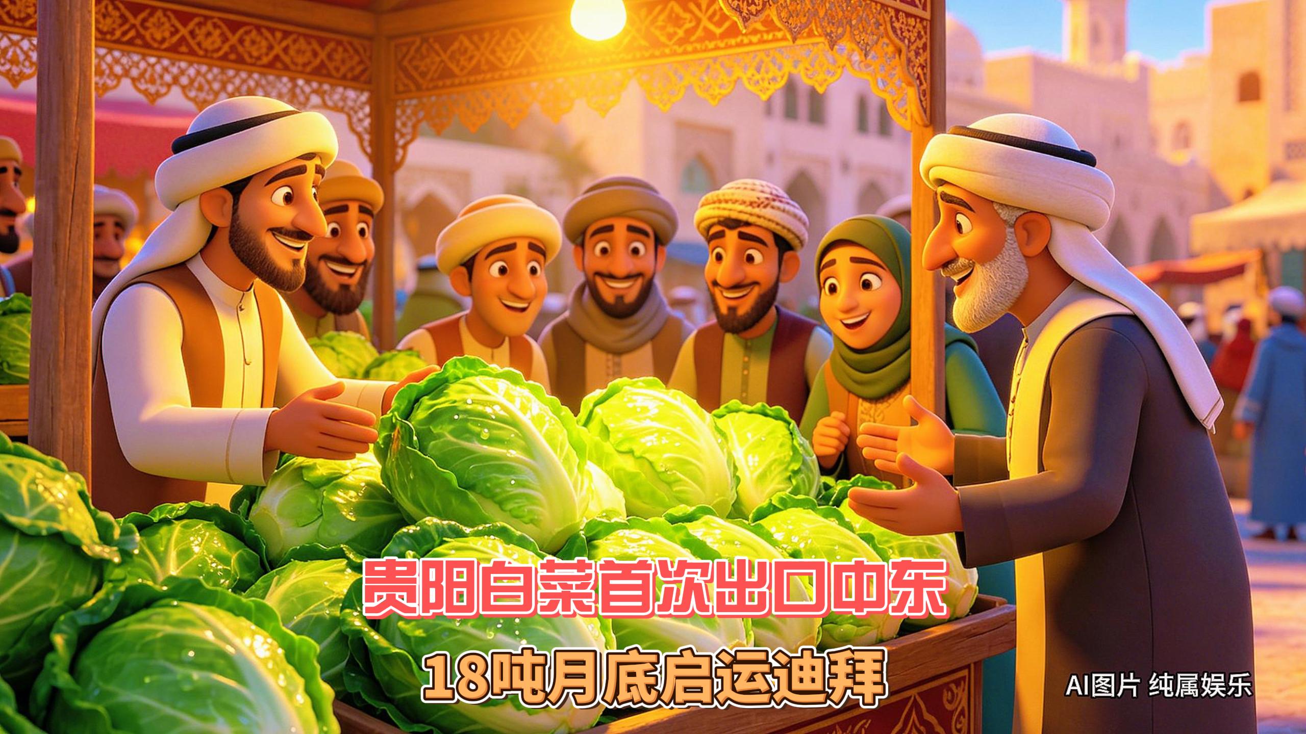 5月29日迪拜趣闻：贵阳白菜首次出口中东18吨月底启运迪拜