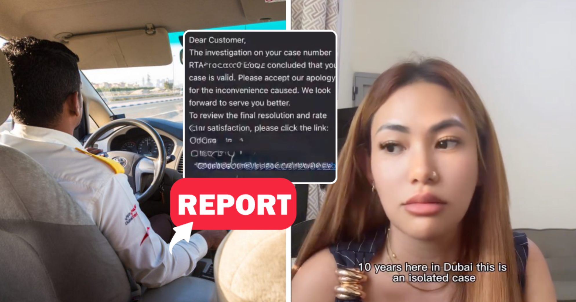 坐出租车被搭讪骚扰，迪拜这位菲律宾女乘客的做法值得...